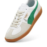 PUMA Palermo Leather Sneaker PUMA White - Vapor Gray - Archive Green