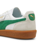 PUMA Palermo Leather Sneaker PUMA White - Vapor Gray - Archive Green