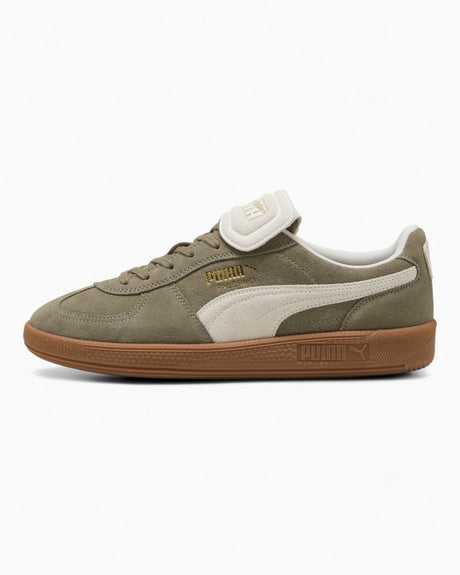 PUMA Palermo Premium Suede Kadın Sneaker Velvet Moss - Warm White