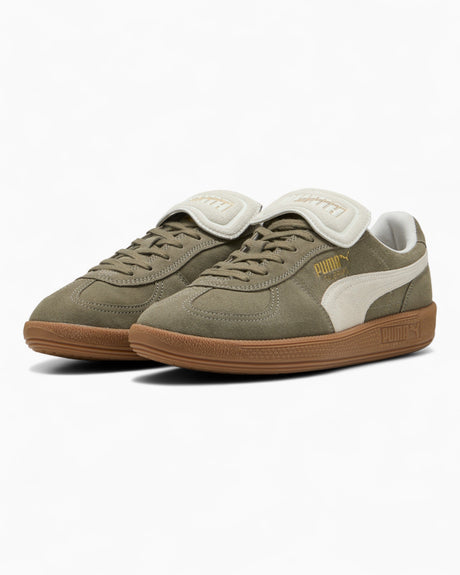 PUMA Palermo Premium Suede Kadın Sneaker Velvet Moss - Warm White