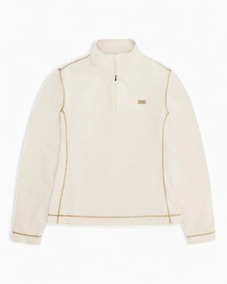 Rains Addis Fleece Curve Half Zip Dune