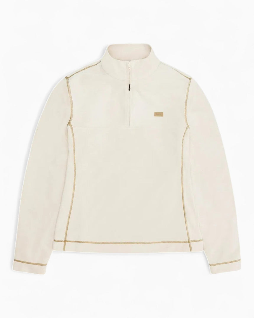 Rains Addis Fleece Curve Half Zip Dune