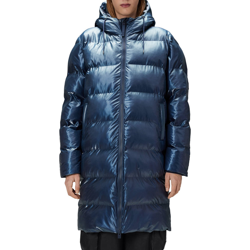 Rains Alta Long Puffer Jacket Sonic