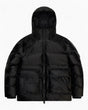 Rains Alta Puffer Cargo Jacket Black Grain