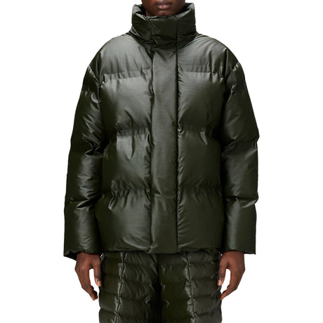 Rains Bator Puffer Jacket Green