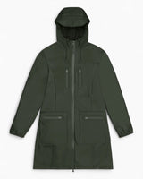 Rains Cargo Curve W Jacket Green