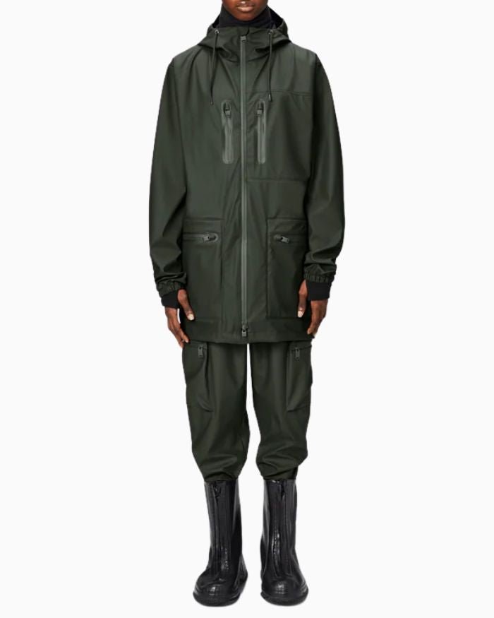 Cargo Long Jacket Raincoat