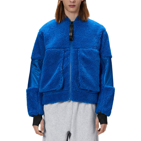 Rains Kofu Fleece Bomber Jacket Waves