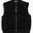 Rains Kofu Fleece Bomber Vest Black