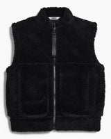 Rains Kofu Fleece Bomber Vest Black