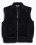 Rains Kofu Fleece Bomber Vest Black