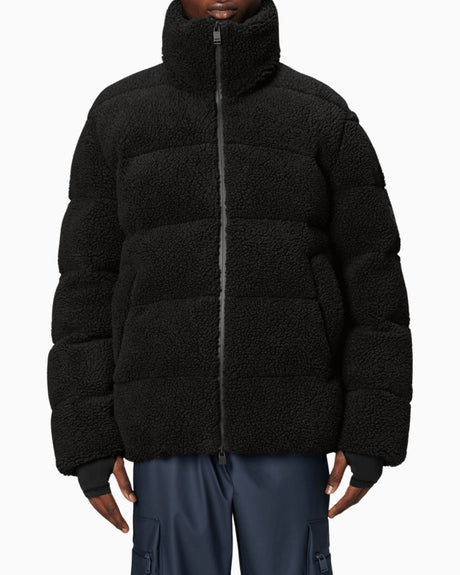 Rains Kofu Vision Fleece Puffer Jacket Black