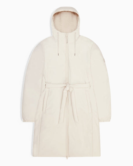 Rains Lohja Long Insulated Curve Women's Jacket Dune