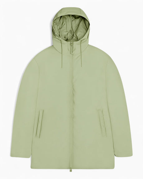 Rains Lohja Long Insulated Jacket Earth