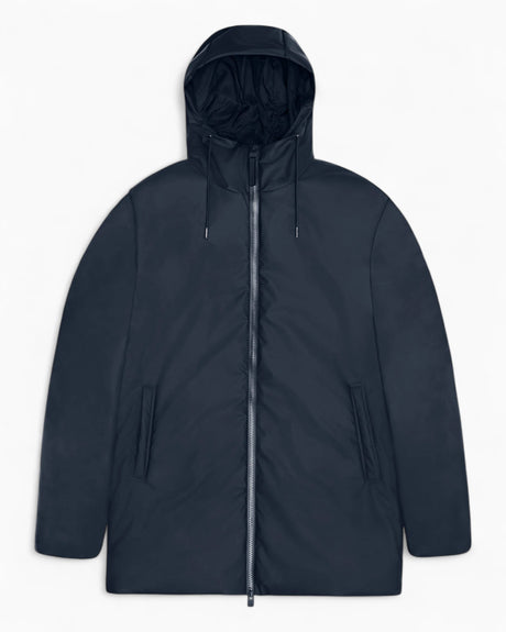 Rains Lohja Long Insulated Jacket Navy