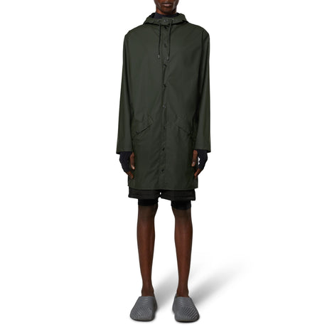 Rains Long Jacket Yağmurluk Green