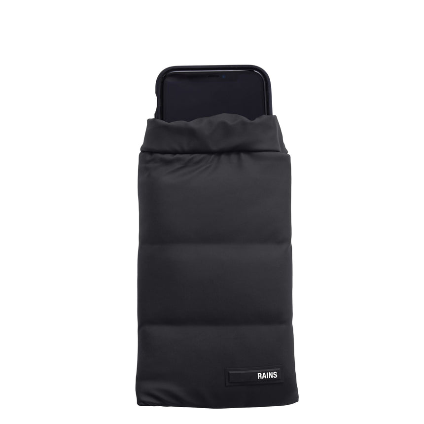 Rains Phone Cover Quilted Black