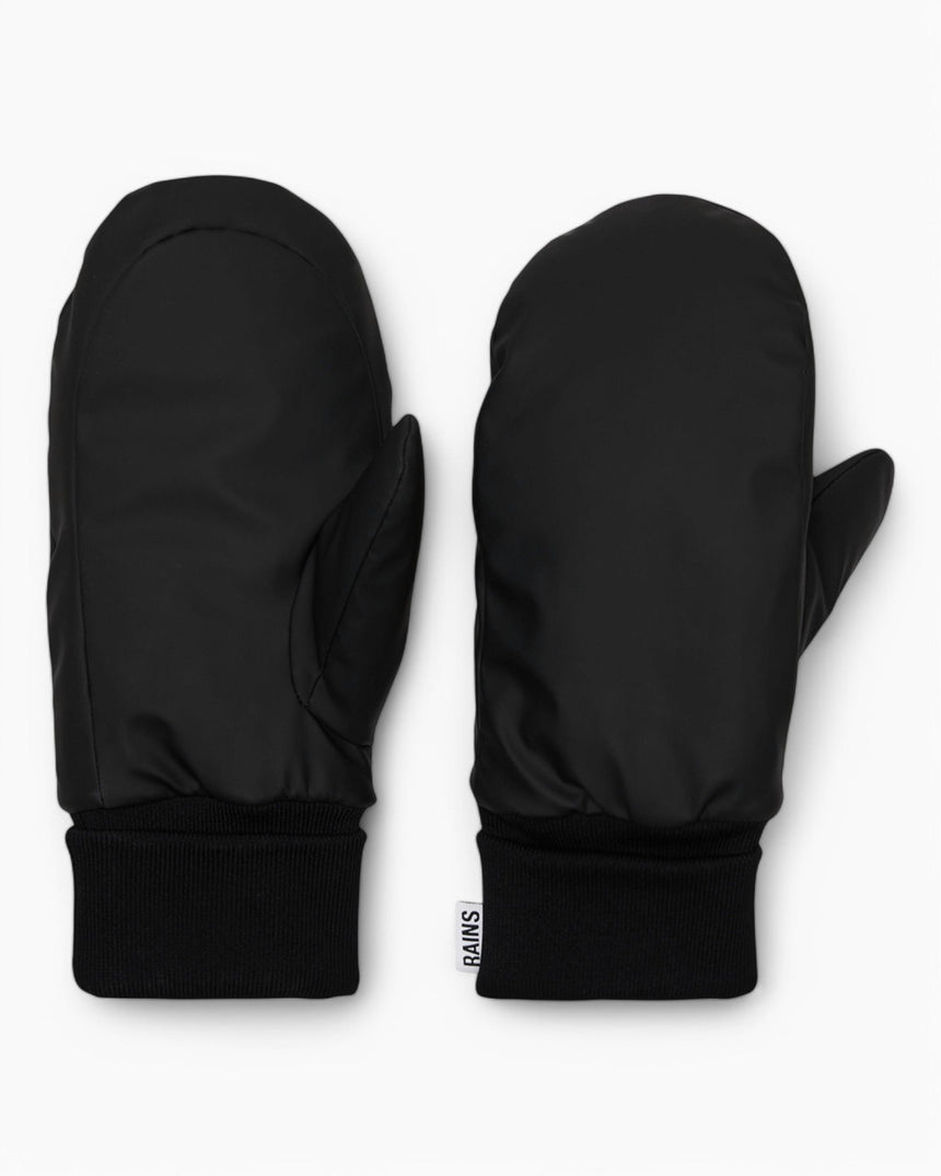 Rains Puffer Mittens Black