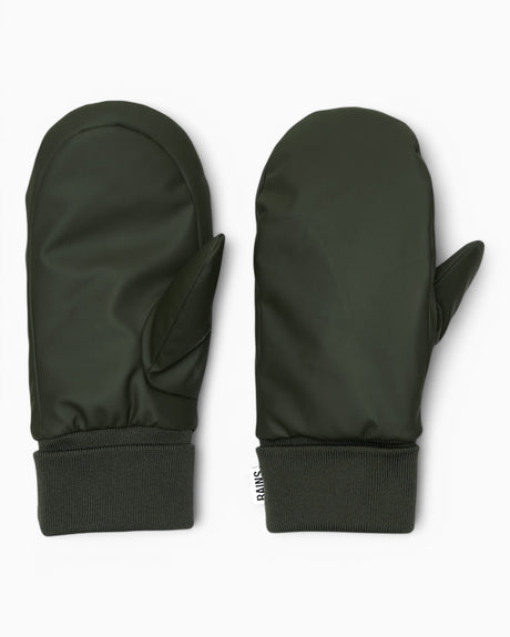 Rains Puffer Mittens Green