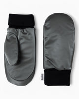 Rains Puffer Mittens Metallic Grey