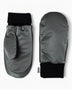 Rains Puffer Mittens Metallic Grey