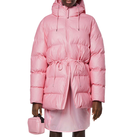 Rains Puffer W Jacket Kadın Parka Pink Sky