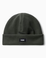 Rains Ribbed Fleece Beanie Green