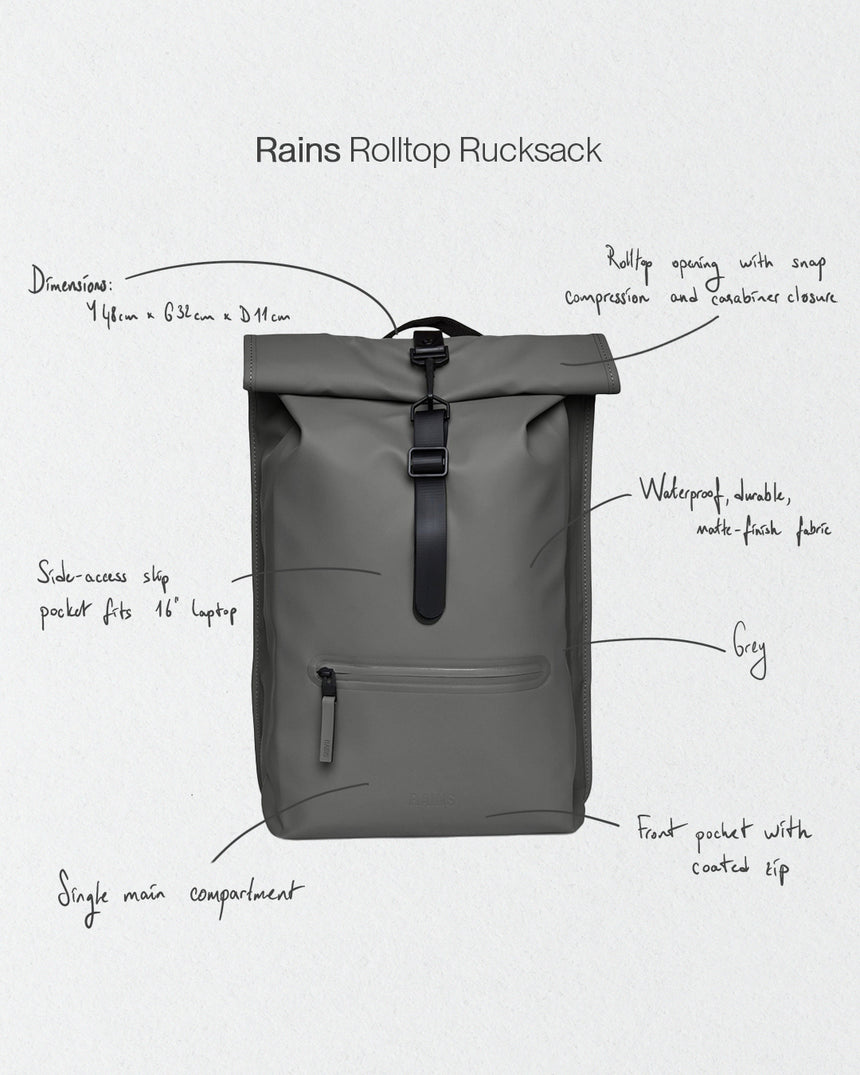 Rolltop Rucksack Backpack