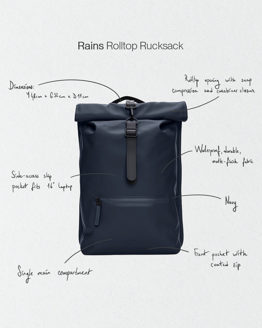 Rolltop Rucksack Backpack