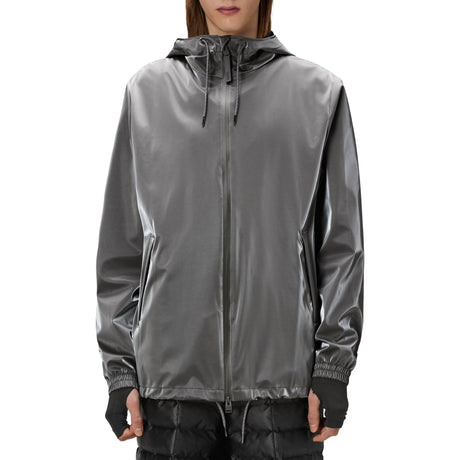 Rains Storm Breaker Metallic Grey