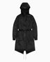 Rains String W Parka Black Grain