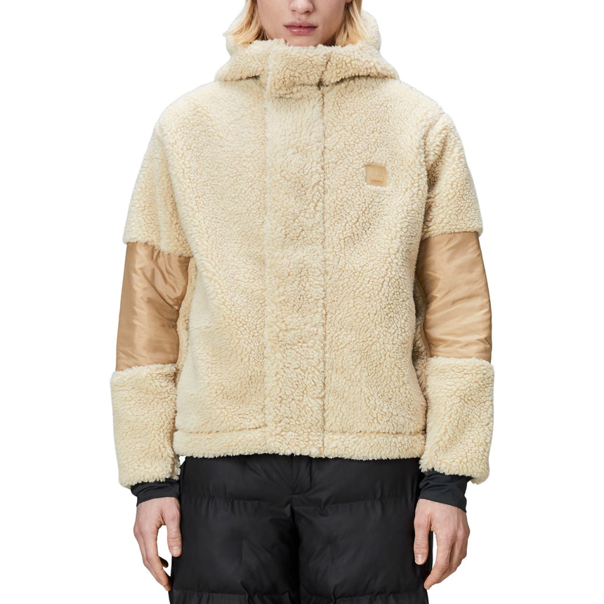 Rains Kofu Fleece Hoodie Sand