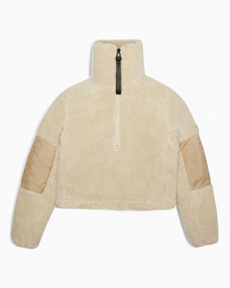 Rains W Kofu Fleece Pullover Sand