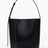 SAYÉS Large Tote Plissé Deri Kadın Çanta Black