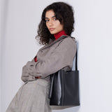 Medium Tote Plissé Leather Women's Bag