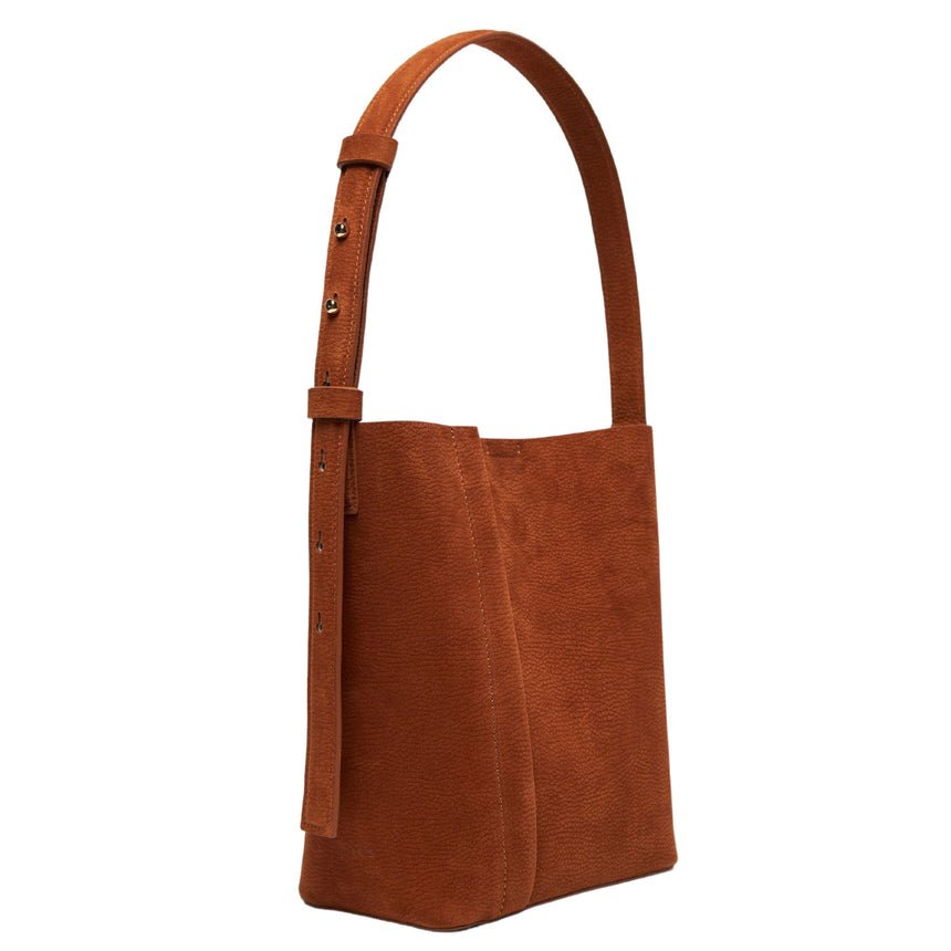 Medium Tote Plissé Nubuck Women's Bag