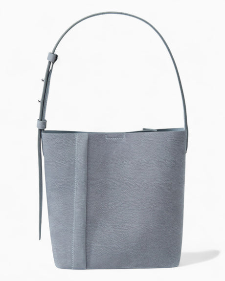 Medium Tote Plissé Nubuck Women's Shoulder Bag