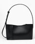 SAYÉS Small Tote Plissé Deri Kadın Çanta Black