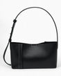 SAYÉS Small Tote Plissé Deri Kadın Çanta Black