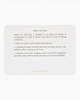 Games for Grown Ups Cards