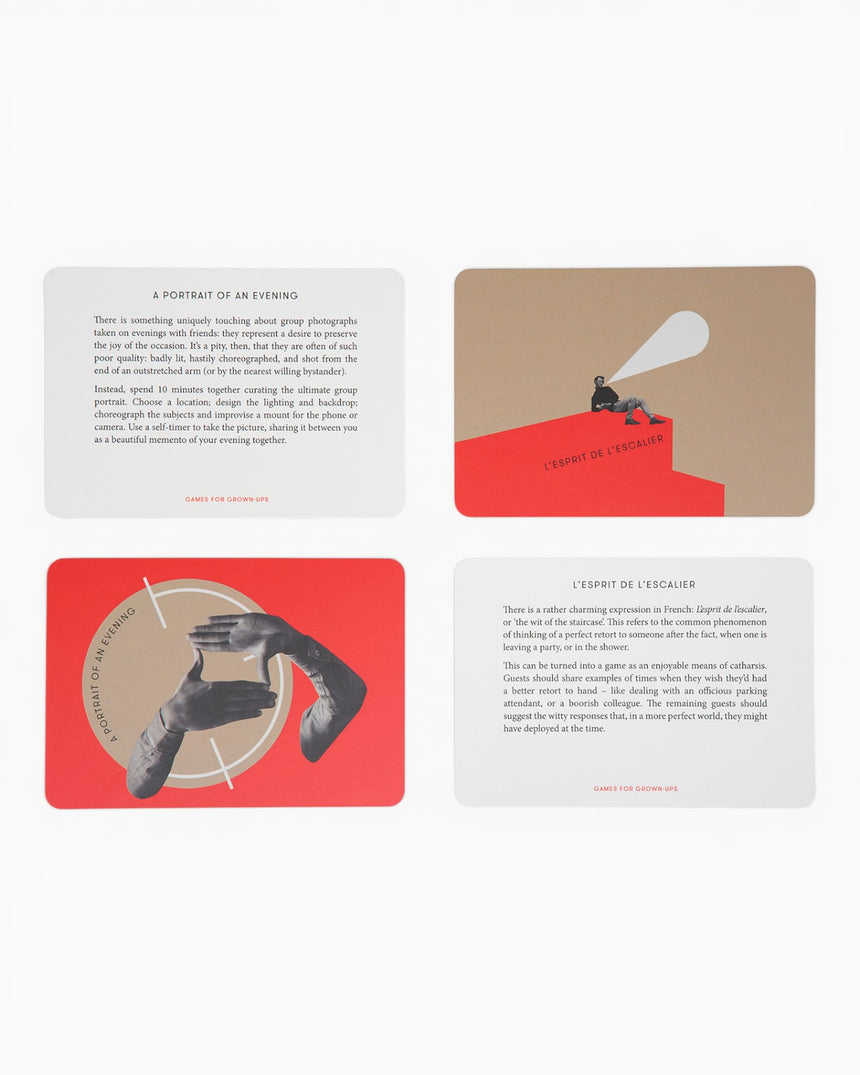 Games for Grown Ups Cards