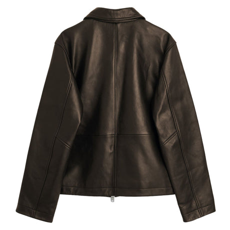 Short Leather Men's Jacket