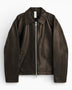 Short Leather Men's Jacket