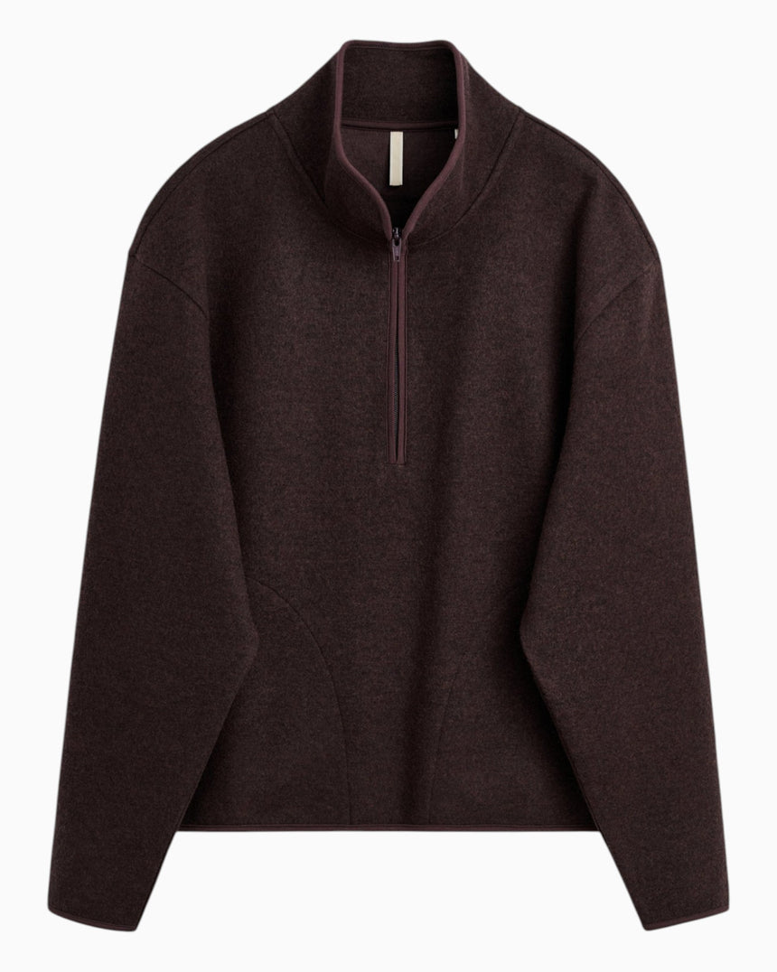 Wool Half Zip Men's Sweatshirt