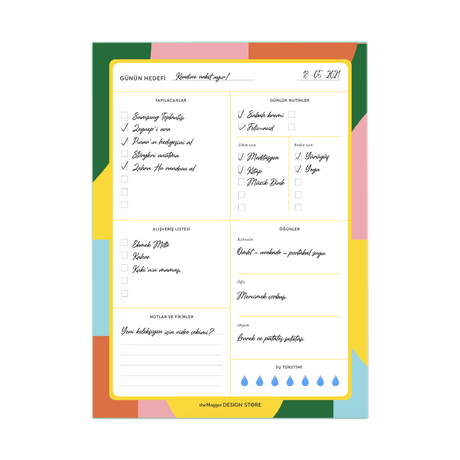 TheMagger Design Notepad Günlük 