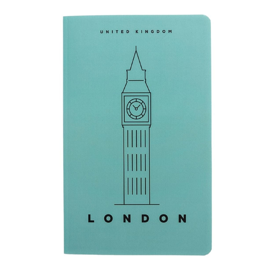 Upper Paper City Notebook London Multicolor