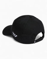 Check Side Curved Bill Jockey Cap