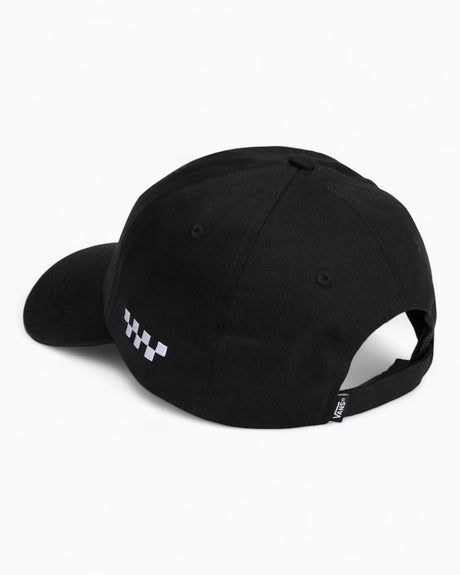 Check Side Curved Bill Jockey Cap
