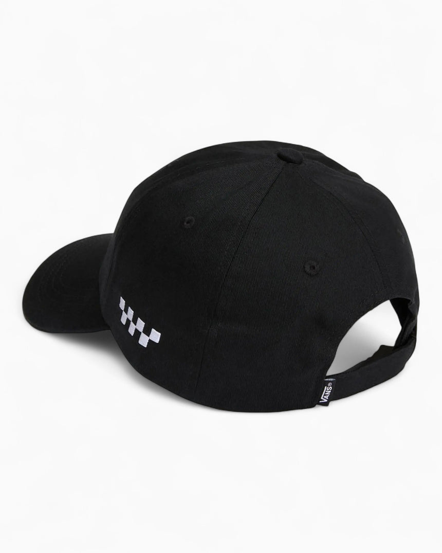 Check Side Curved Bill Jockey Cap