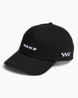Check Side Curved Bill Jockey Cap